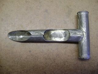 Old Kitchen Tool Tin Apple Corer T - Handle Twist & Turn Old Fruit Prep Tool photo