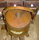 Antique Primitive Wooden Firkin Bucket With Coca Cola Decal Primitives photo 2