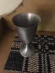 Vintage Pewter Goblet Primitives photo 1