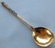 Fine Imperial Russian Silver Enamel Serving Spoon,  1886 Moscow Russia photo 7