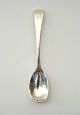 Egg Spoon Engraved N Solid Sterling Silver Old English Pattern W Chawner 1832 Other Antique Sterling Silver photo 1