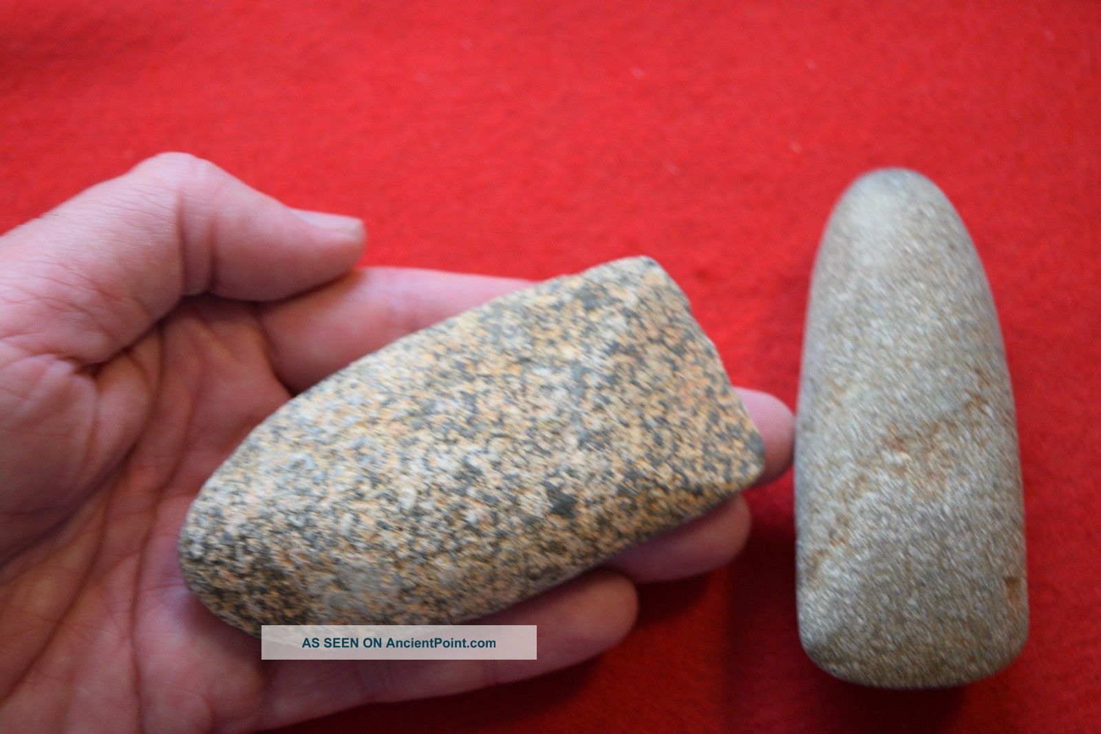 2 Larger Sized Hard Stone Celts From The Sahara Neolithic Neolithic & Paleolithic photo