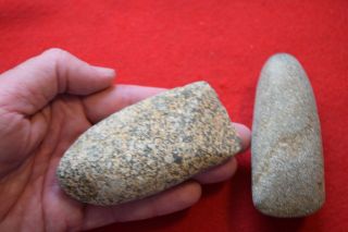 2 Larger Sized Hard Stone Celts From The Sahara Neolithic photo