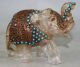 Chinese Crystal Mosaic Turquoise Copper Elephant Statue Other Antique Chinese Statues photo 1