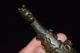 Old Chinese Green Jade Carved Dragon Hook Amulet Pendant Men, Women & Children photo 2