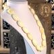 Vintage White Cloudy Amber Colour Oval Beads Necklace Length 600 Mm Russian photo 2