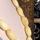 Vintage White Cloudy Amber Colour Oval Beads Necklace Length 600 Mm Russian photo 4