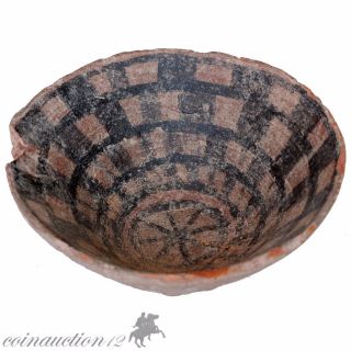 Museum Quality Indus Valley Terracotta Pottery Bowl 1500 - 500 Bc photo