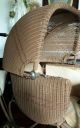 Vintage 1920s Heywood Wakefield Wicker Rattan Baby Stroller Carriage Buggy Baby Carriages & Buggies photo 5
