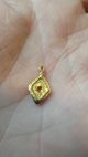 Roman Solid Gold Small Pendant With Ruby British photo 1