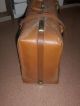 Vintage Antique Suitcase Luggage Doctor Bag Brown 1900-1950 photo 1