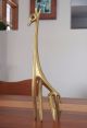 Frederic Weinberg Brass Giraffe Sculpture Mid-Century Modernism photo 3