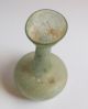 Ancient Roman Translucent Green Glass Bottle 4th Century Ce Roman photo 5