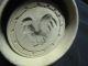3 Folk Art Wooden Butter Molds Prints Press Stamp Cow Rooster Chicken Thistle Primitives photo 3