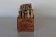 Mayflower ' S Cream Cheese Boston Wooden Box Full Of Vtg Clothespins Laundry Primitives photo 3