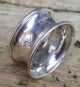 Antique Wwi Wartime Hm Silver Single Waisted Napkin Ring No Monogram 1915 Napkin Rings & Clips photo 8