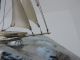 Masterly Hand Crafted Signed Japanese Sterling Silver 985 Model Yacht Ship Japan Other Antique Sterling Silver photo 9