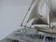 Masterly Hand Crafted Signed Japanese Sterling Silver 985 Model Yacht Ship Japan Other Antique Sterling Silver photo 6