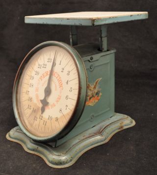 Antique Perfection Large Dial Scale Eagle Orig Paint 1906 Steampunk photo