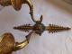 French Stunning Antique A Sconces Wall Light Ornately Chateau - Swans Chandeliers, Fixtures, Sconces photo 5