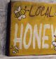 Primitive Honey Bee Sign,  Rustic Honey Sign,  Antiqued Honey Bee Sign Primitives photo 2