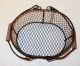 Cute Black Oval Wire Mini - Basket With 2 Wood - Trim Swing Handles Medium Primitives photo 3