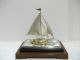 The Sailboat Of Silver970 Of The Most Wonderful Japan.  A Japanese Antique Other Antique Sterling Silver photo 3