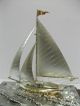 The Sailboat Of Silver970 Of The Most Wonderful Japan.  A Japanese Antique Other Antique Sterling Silver photo 5