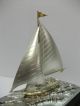 The Sailboat Of Silver970 Of The Most Wonderful Japan.  A Japanese Antique Other Antique Sterling Silver photo 6