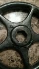 Vintage Large Cast Iron Industrial Valve Handle Wheel Gear Steampunk Art (rt) Other Mercantile Antiques photo 1