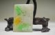 Exquisite Chinese Natural Jadeite Hand Carved Mice Ruyi Pendant Fs50 Necklaces & Pendants photo 2