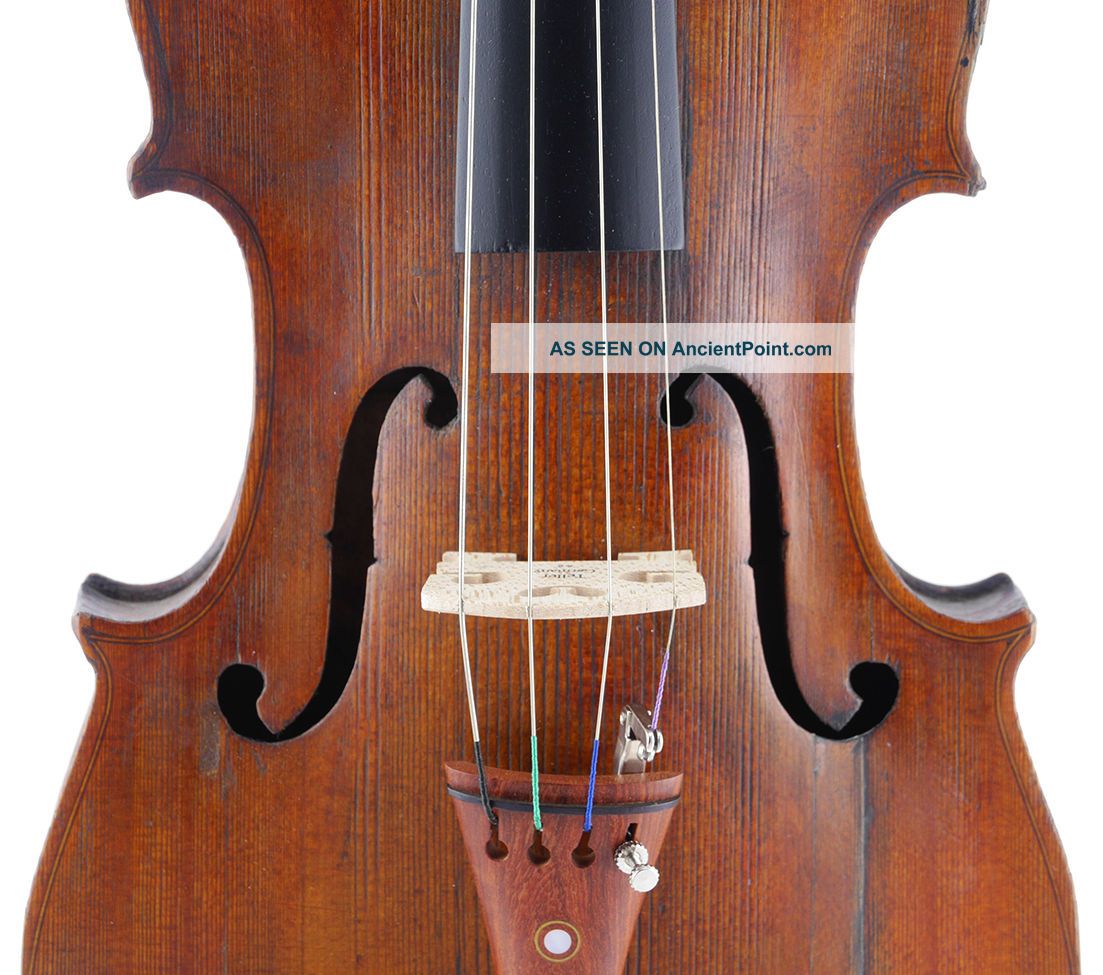 Antique,  Georg Krywalsky,  Old Labeled 4/4 Master Viola String photo