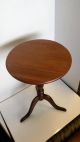 Antique Telephone Table / Wine Stand Table Circa 1930 ' S Walnut 1900-1950 photo 2