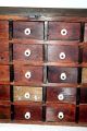 Antique 25 Drawer Apothecary / Druggist / Watchmakers Cabinet W/ Porcelain Knobs 1800-1899 photo 3