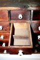 Antique 25 Drawer Apothecary / Druggist / Watchmakers Cabinet W/ Porcelain Knobs 1800-1899 photo 7