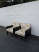 Mid Century Modern Mcm Painted Black Caned Chairs 7850ax Post-1950 photo 3