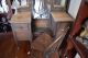Antique Primitive Rustic Vanity Triple Mirror Unrestored Drawers Dresser 1900-1950 photo 3