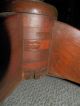 Fabulous Small Vtg Antique Wood Sikes Office Swivel Castor Chair Walnut 1900-1950 photo 7