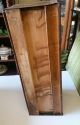 Stacking Bookcase Section / Barrister Quartered Oak Wavy Glass Metal Bands Unknown photo 8