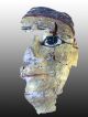 Egyptian Cartonnage Mummy Mask Gilded Right Side Egyptian photo 2