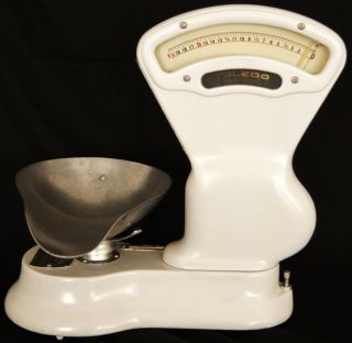 Toledo Scale Candy White Model 405 Serial 14026 20 Oz Made In Usa photo
