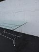 Mid - Century Modern Lucite And Chrome Glass - Top Desk / Dining Table 7317 Post-1950 photo 10