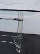 Mid - Century Modern Lucite And Chrome Glass - Top Desk / Dining Table 7317 Post-1950 photo 11