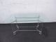 Mid - Century Modern Lucite And Chrome Glass - Top Desk / Dining Table 7317 Post-1950 photo 1