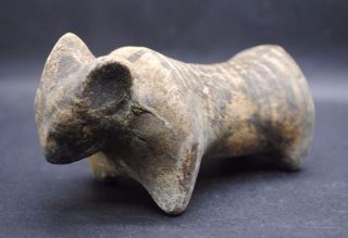 Indus Valley Bronze Age Terracotta Unusual Animal Figurine 2200 - 1800 Bc photo