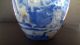 Small Blue And White Porcelain Chinese Vase Kangxi Mark Vases photo 1