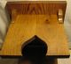 Rustic Oak Foot Stool Plant /display Stand 8 R Primitives photo 2