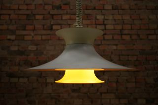 70s Retro Danish Ceiling Lamp Pendant Light Poulsen Panton Era Vintage B23 photo