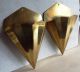 Wall Hung Vintage Art Deco Style Solid Brass Wall Sconces Art Deco photo 1