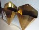Wall Hung Vintage Art Deco Style Solid Brass Wall Sconces Art Deco photo 2